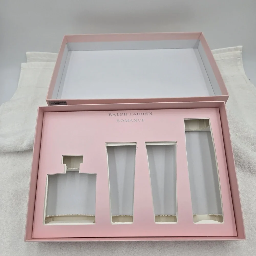Ralph Lauren Romance EMPTY Gift Set Boxes Craft Supply Upcycle Decoupage Decor